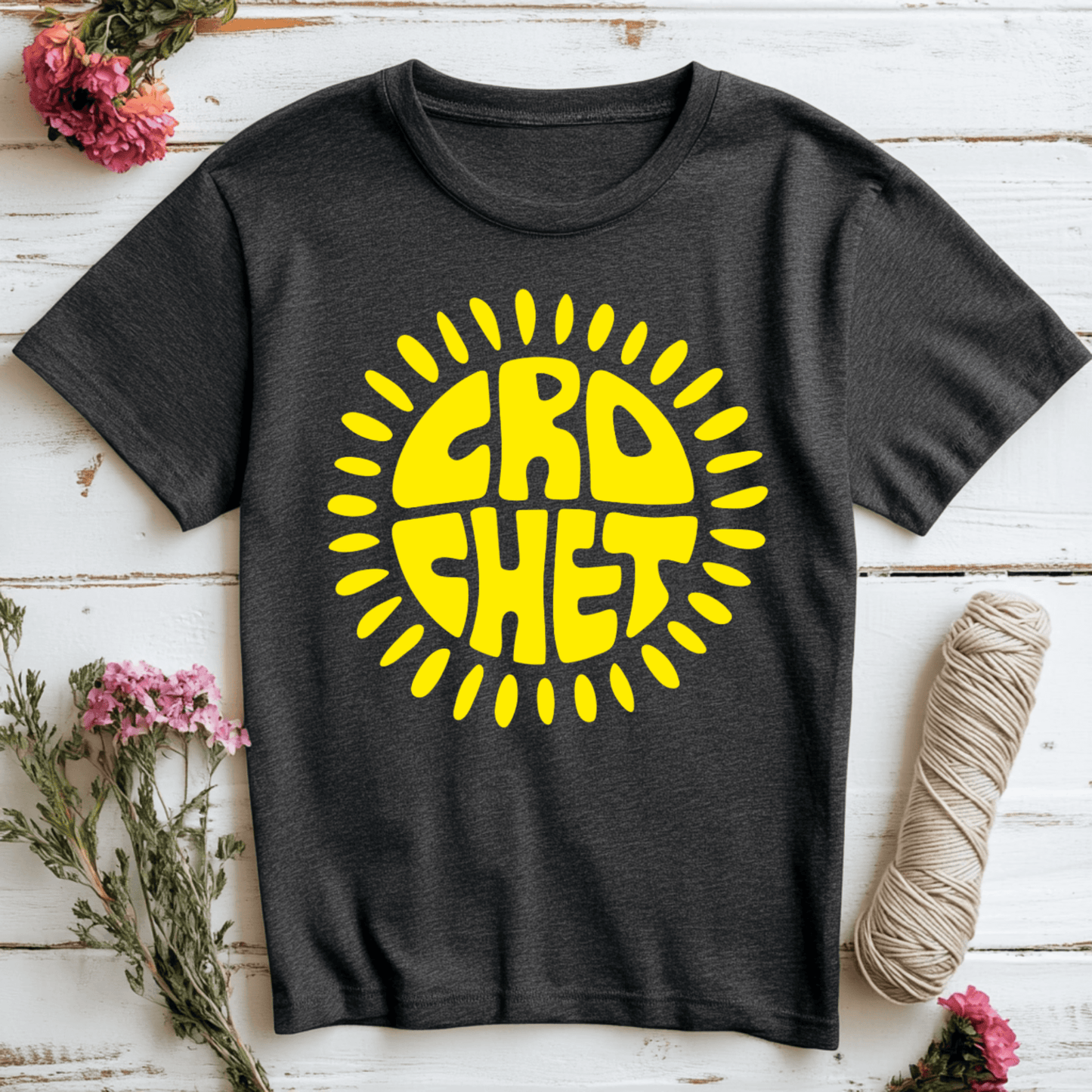 Crochet Sun T-Shirt