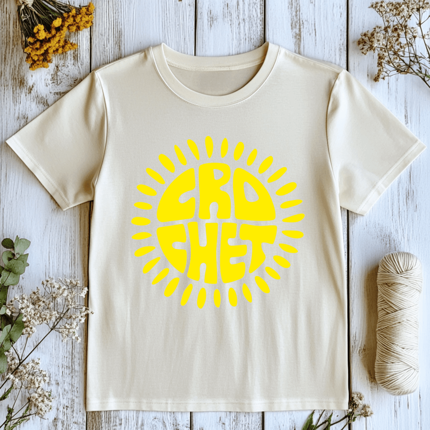 Crochet Sun T-Shirt