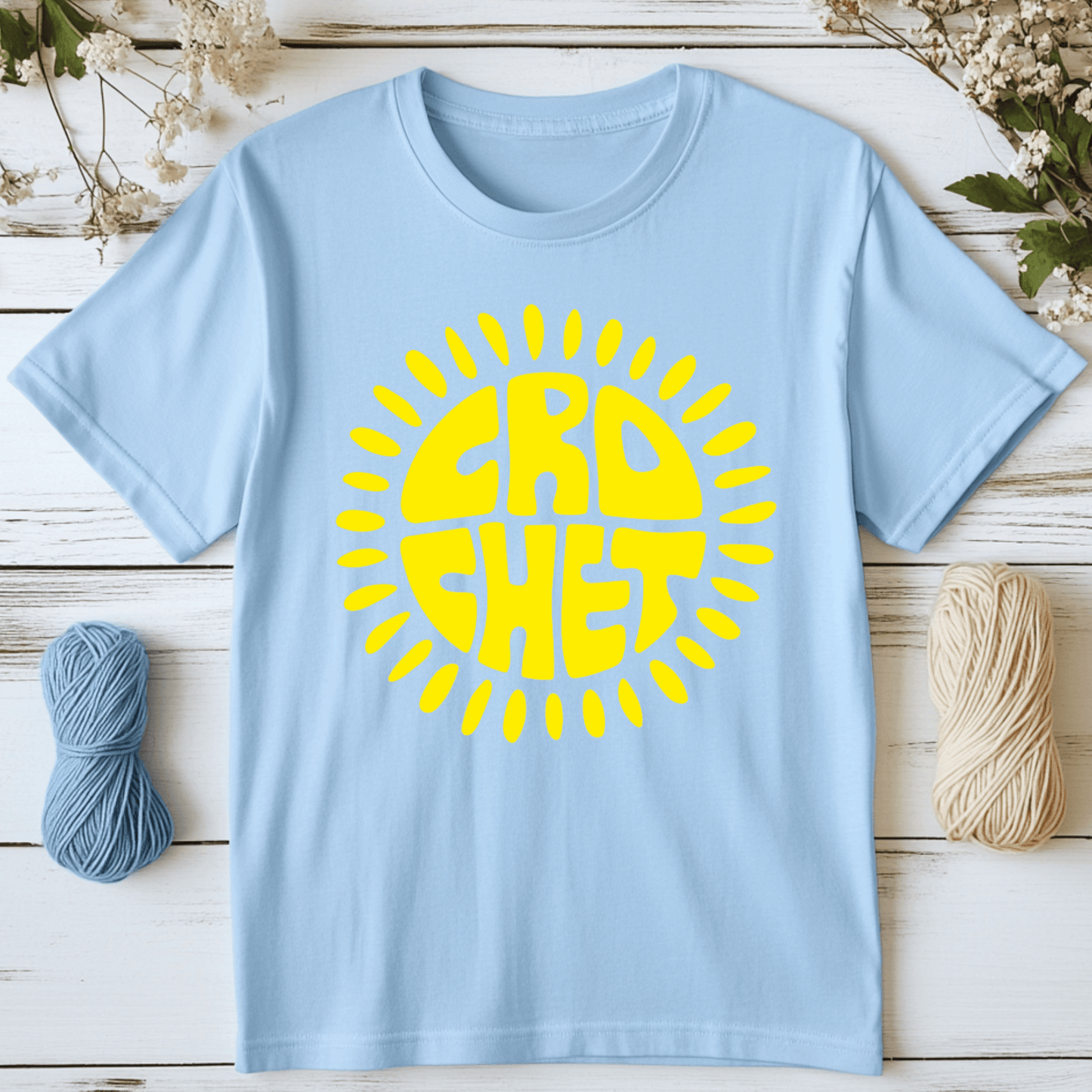 Crochet Sun T-Shirt