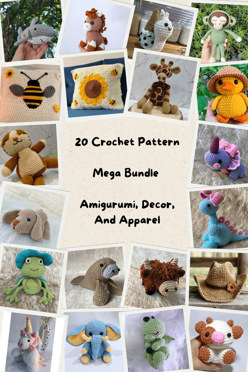 On sale Crochet patterns bundle