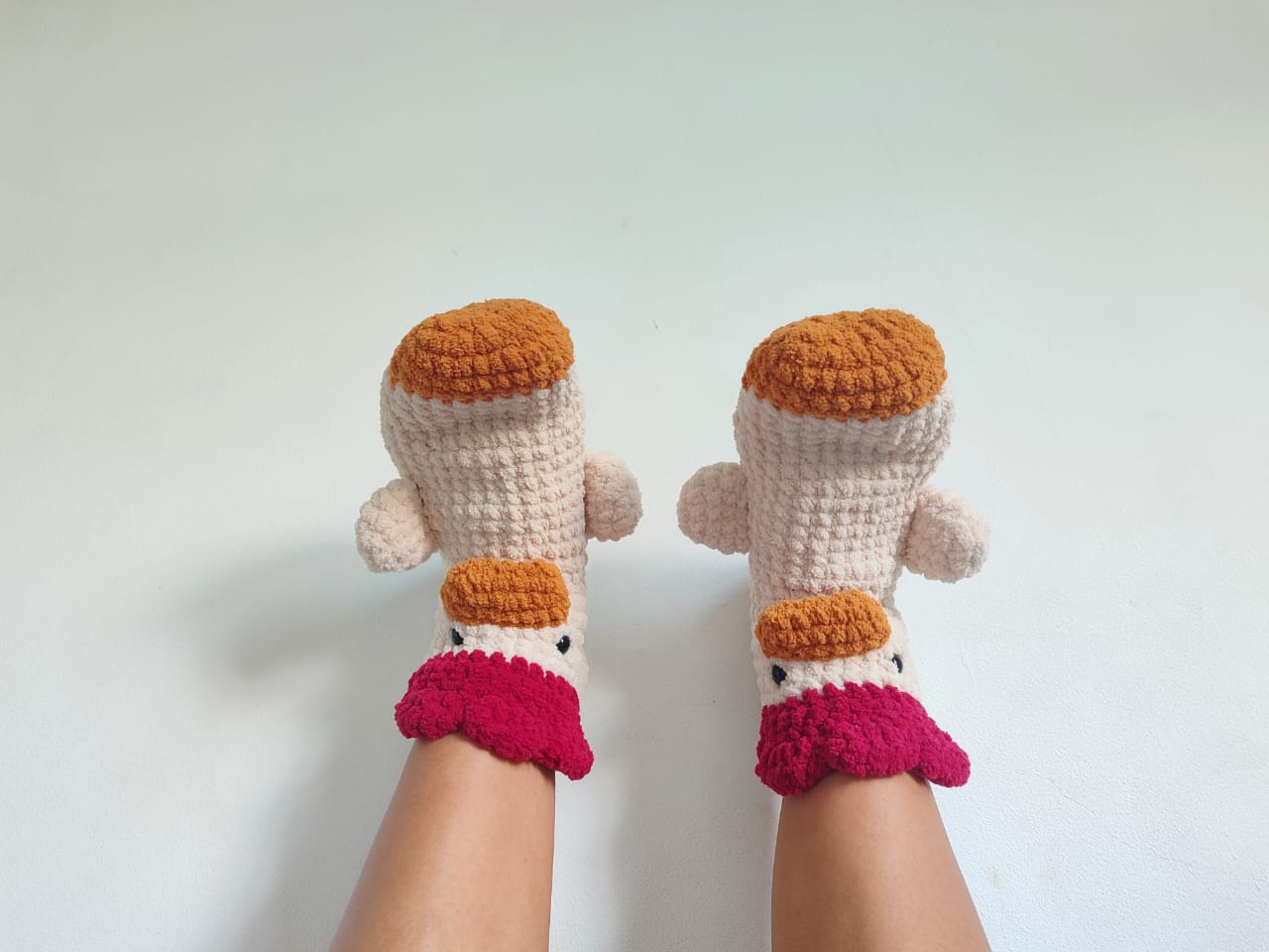 Chicken Socks Crochet Pattern