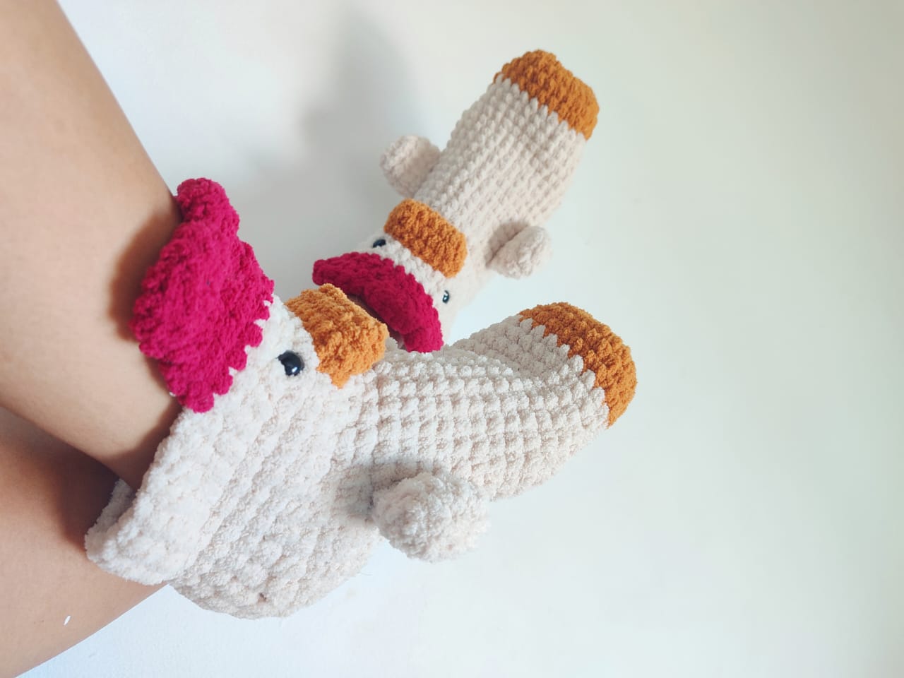 Chicken Socks Crochet Pattern