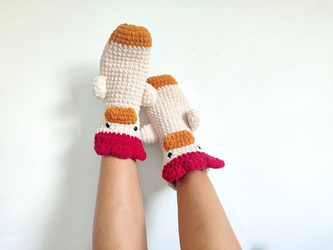 Chicken Socks Crochet Pattern