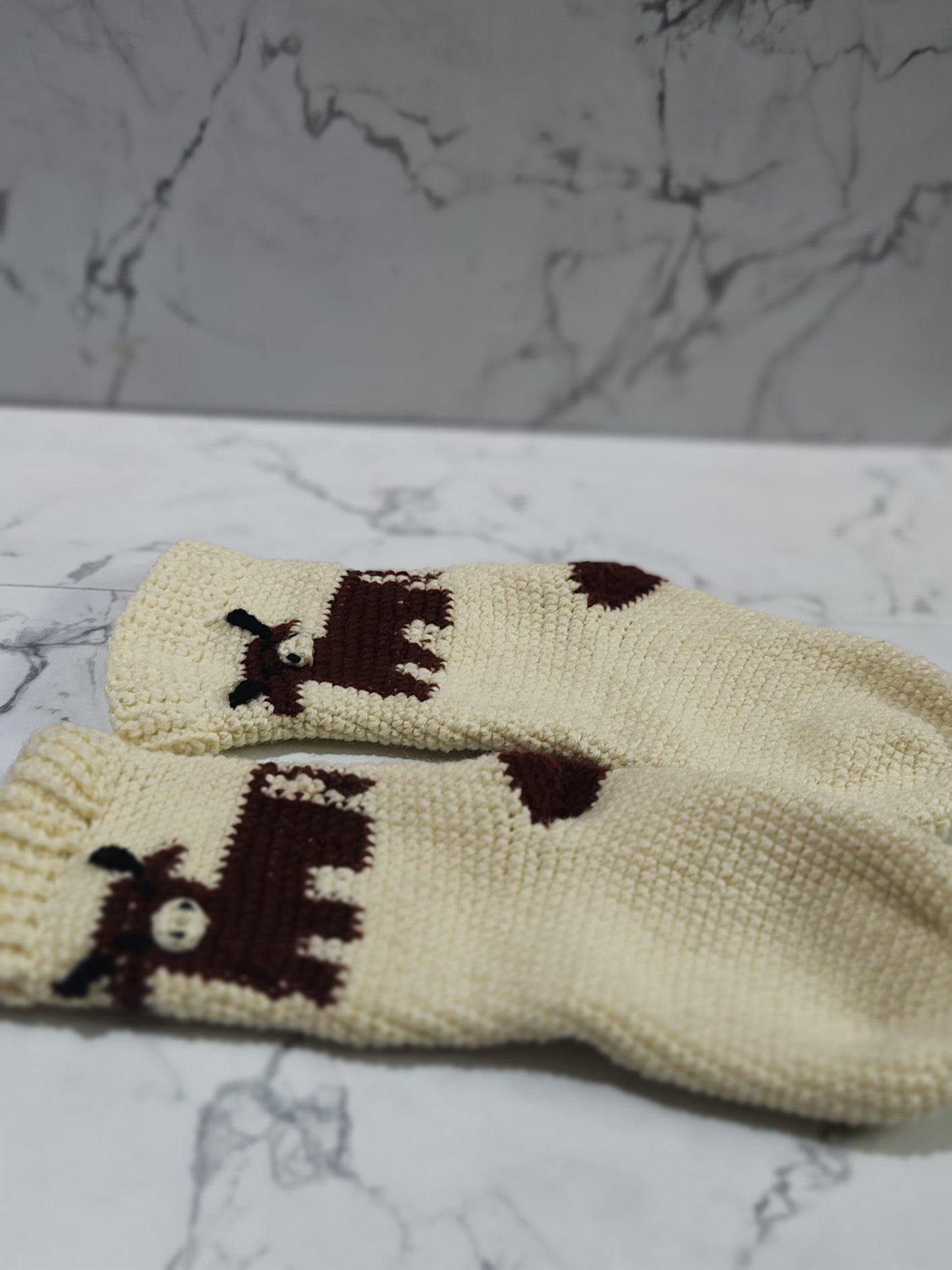 Highland Cow Socks Crochet Pattern