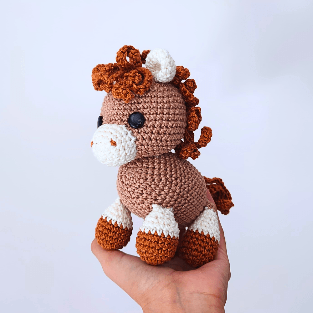 Crochet Horse Pattern - KnotNookCo