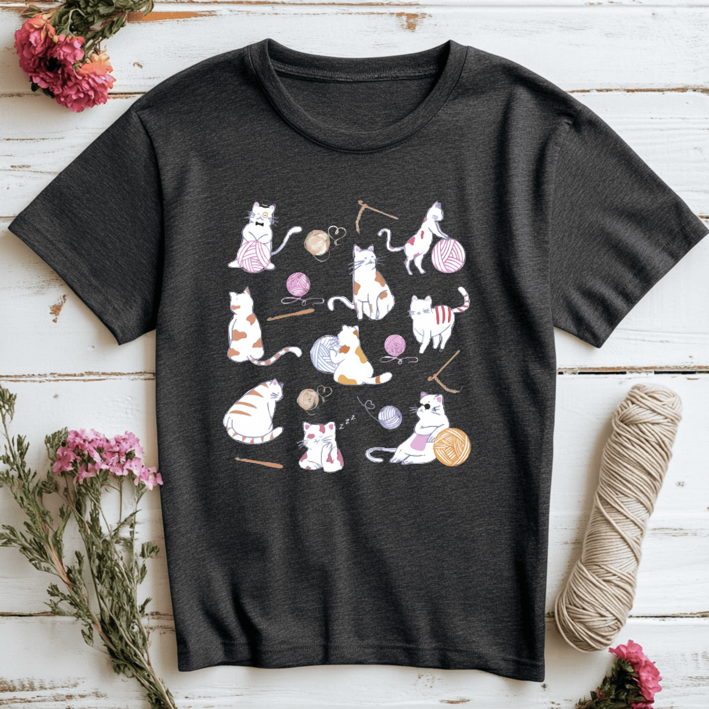 Crochet Cat T-Shirt