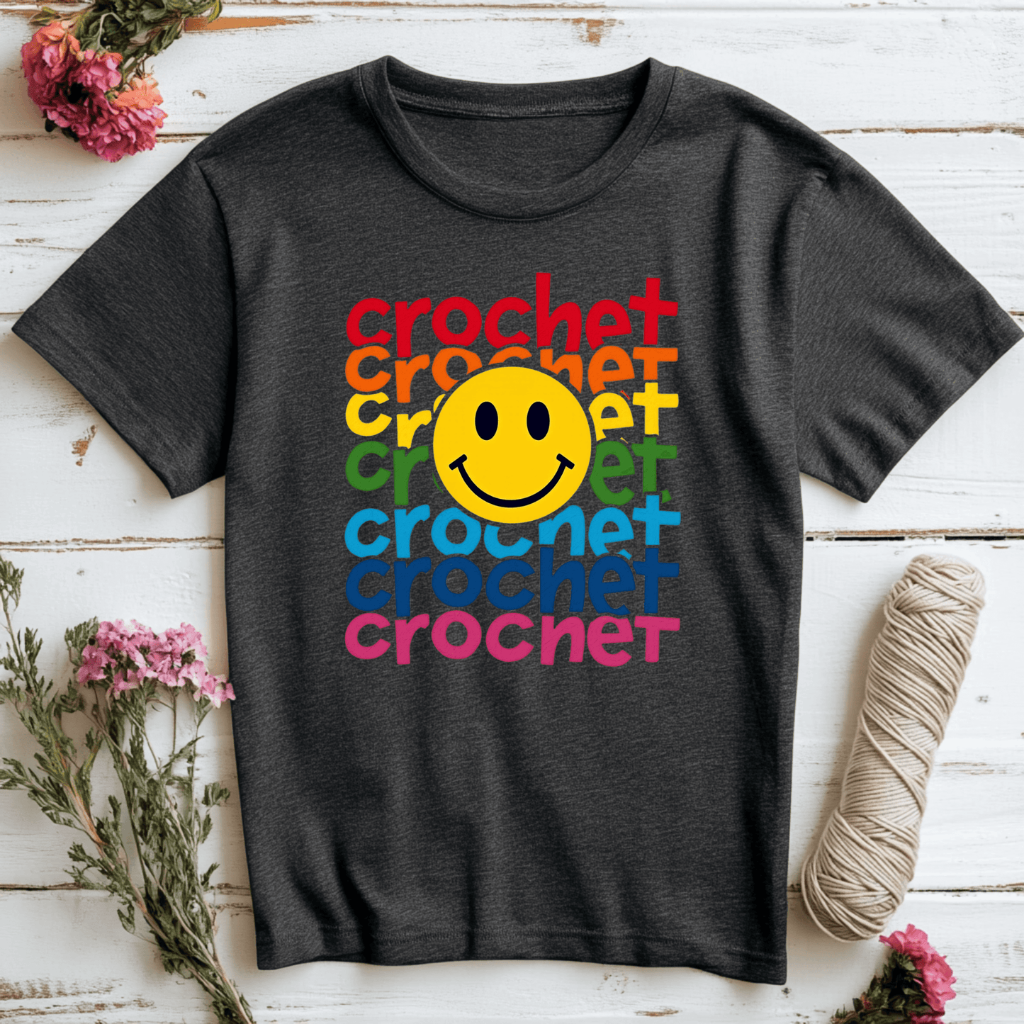 Happy Crochet T-Shirt