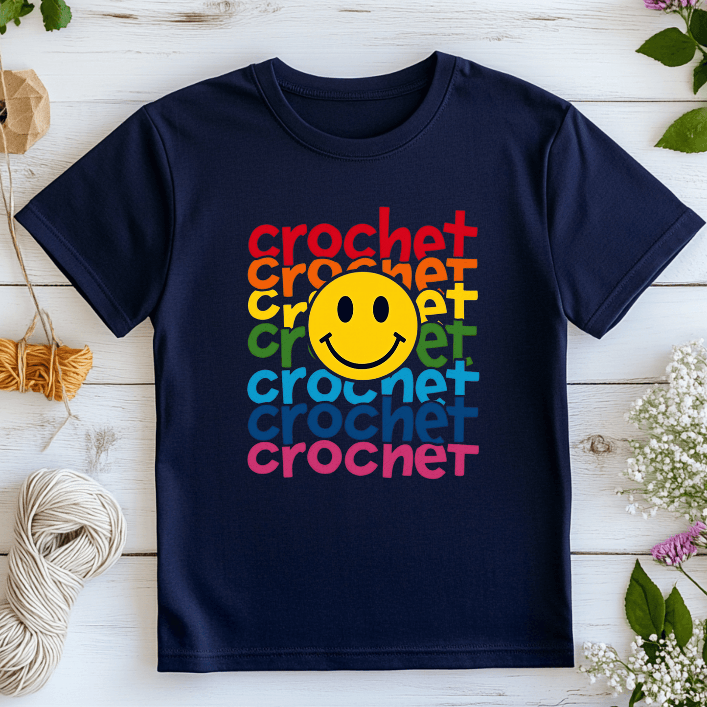 Happy Crochet T-Shirt