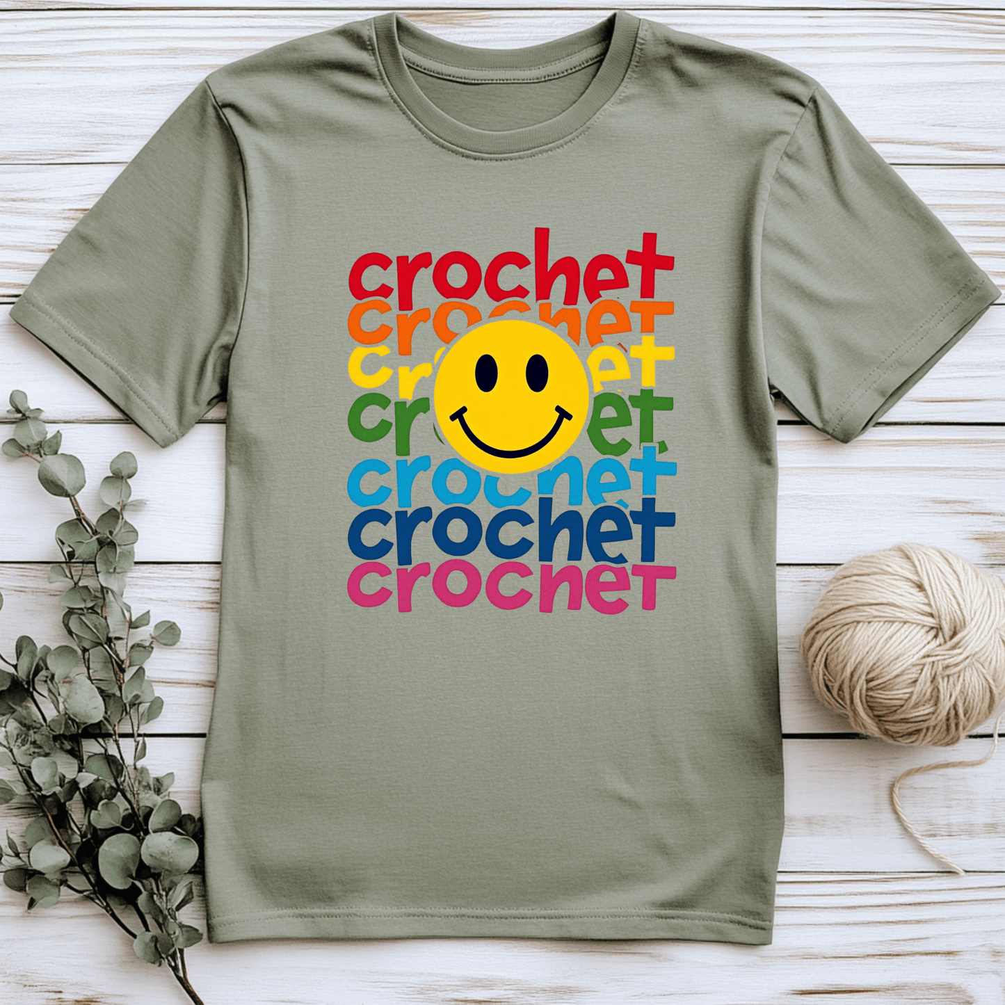 Happy Crochet T-Shirt