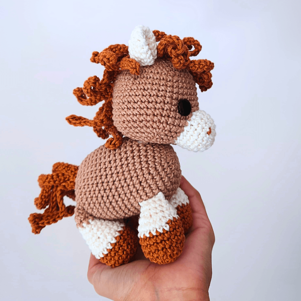 Crochet Horse Pattern - KnotNookCo