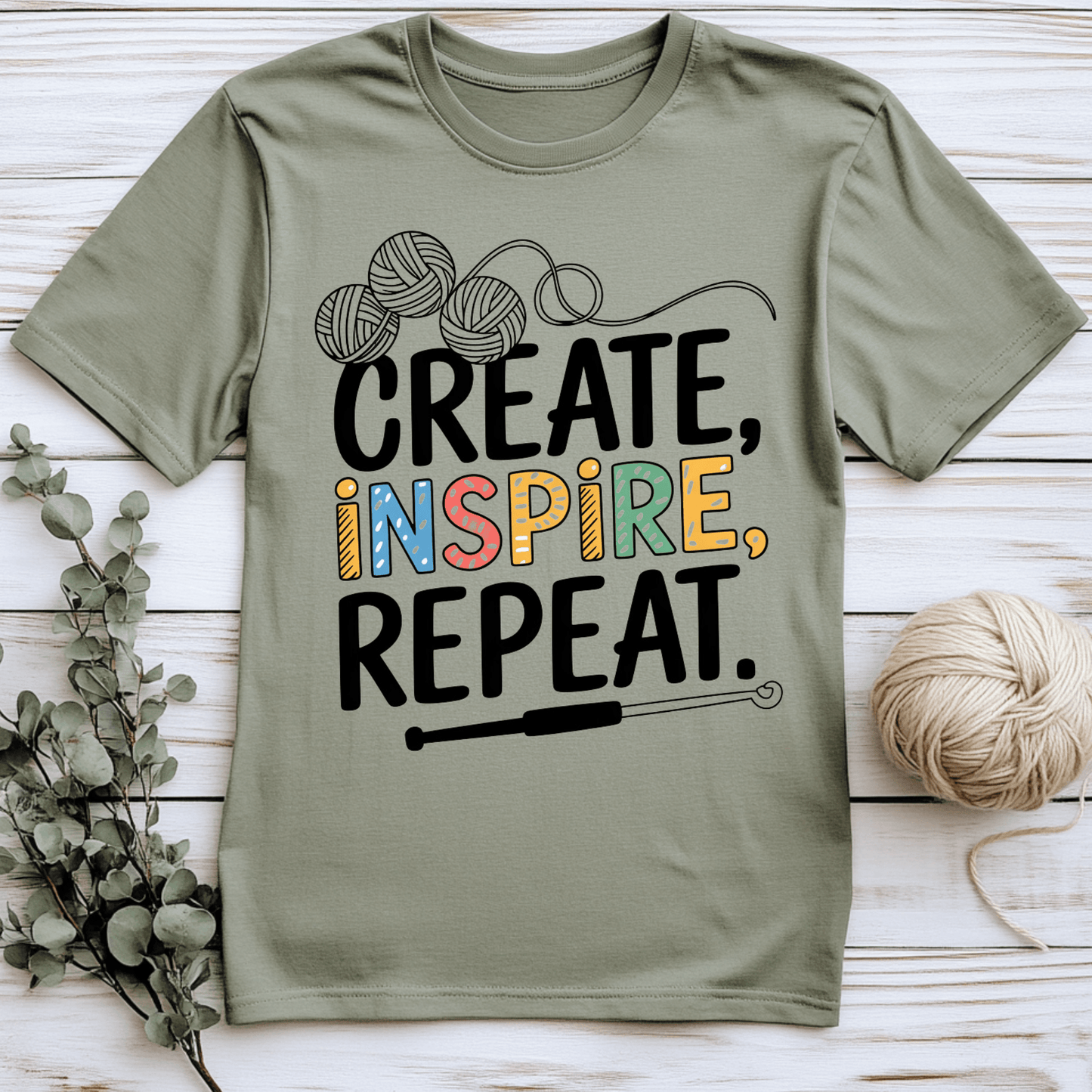 Create, Inspire, Repeat T-Shirt