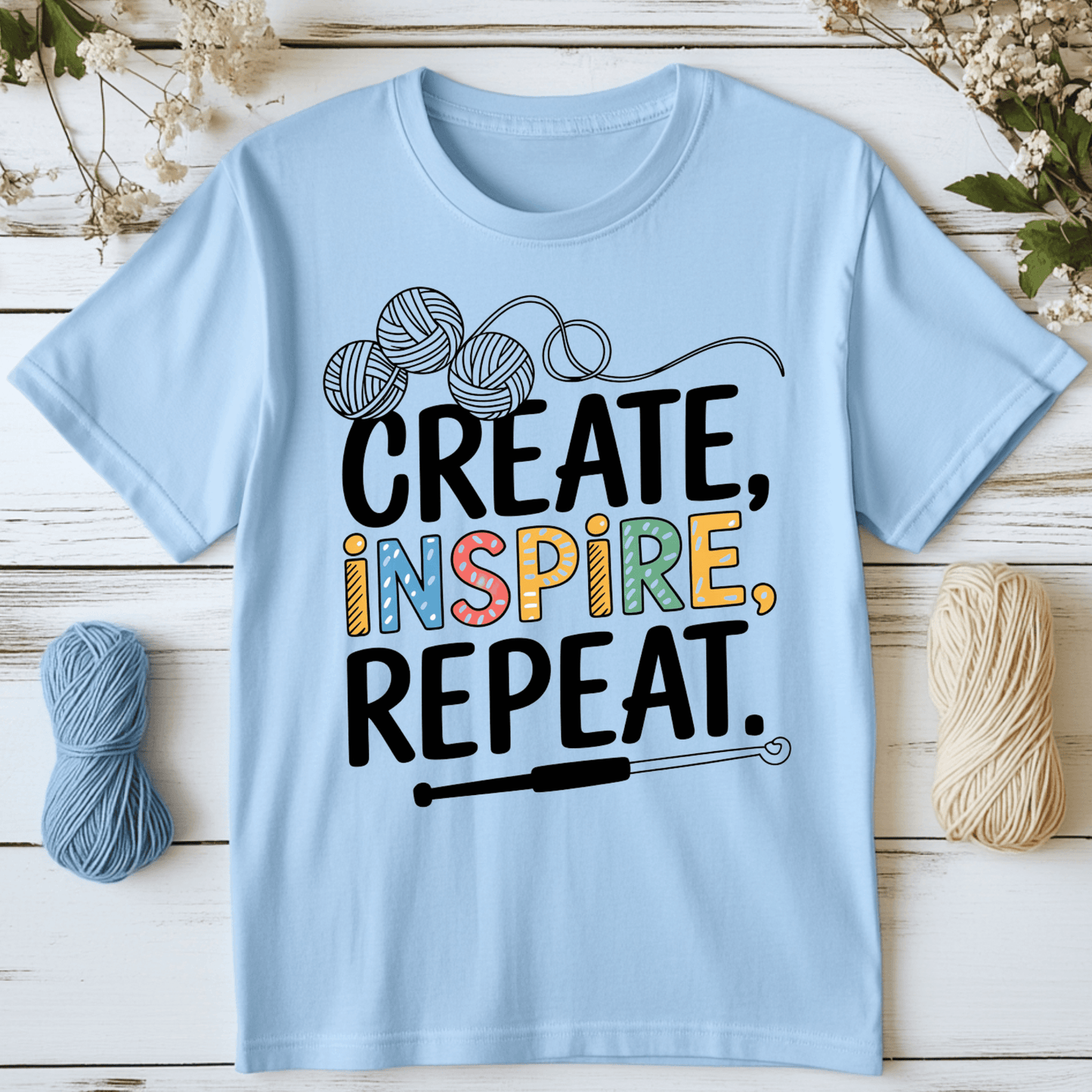 Create, Inspire, Repeat T-Shirt