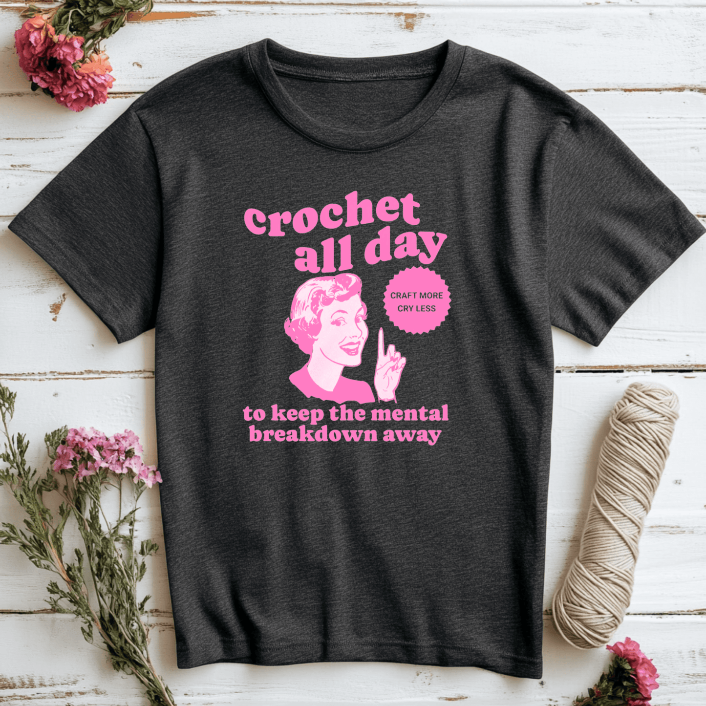 Crochet All Day T-Shirt