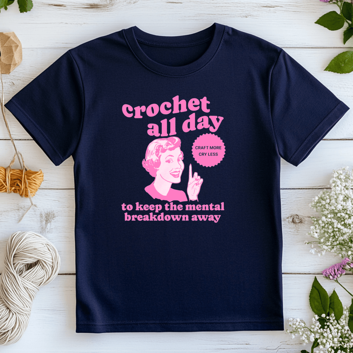 Crochet All Day T-Shirt