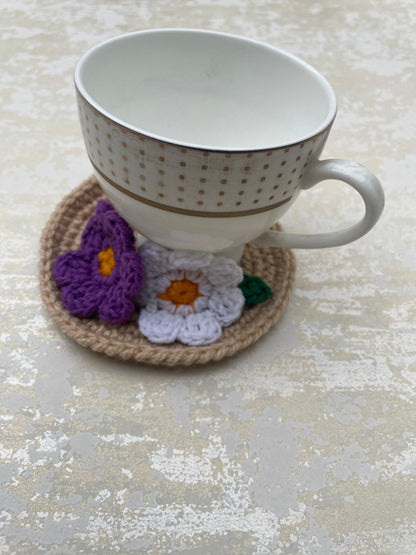 Flower Coaster Pattern - KnotNookCo