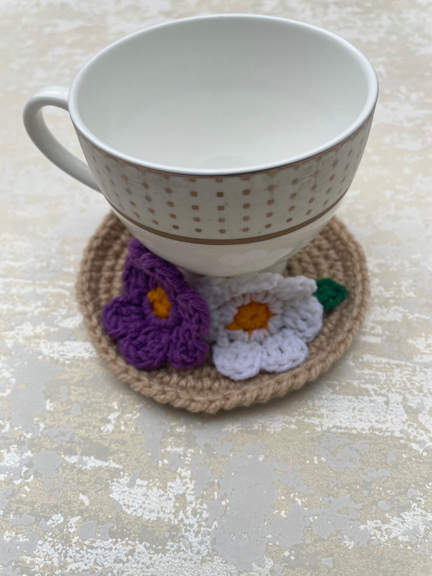 Flower Coaster Pattern - KnotNookCo