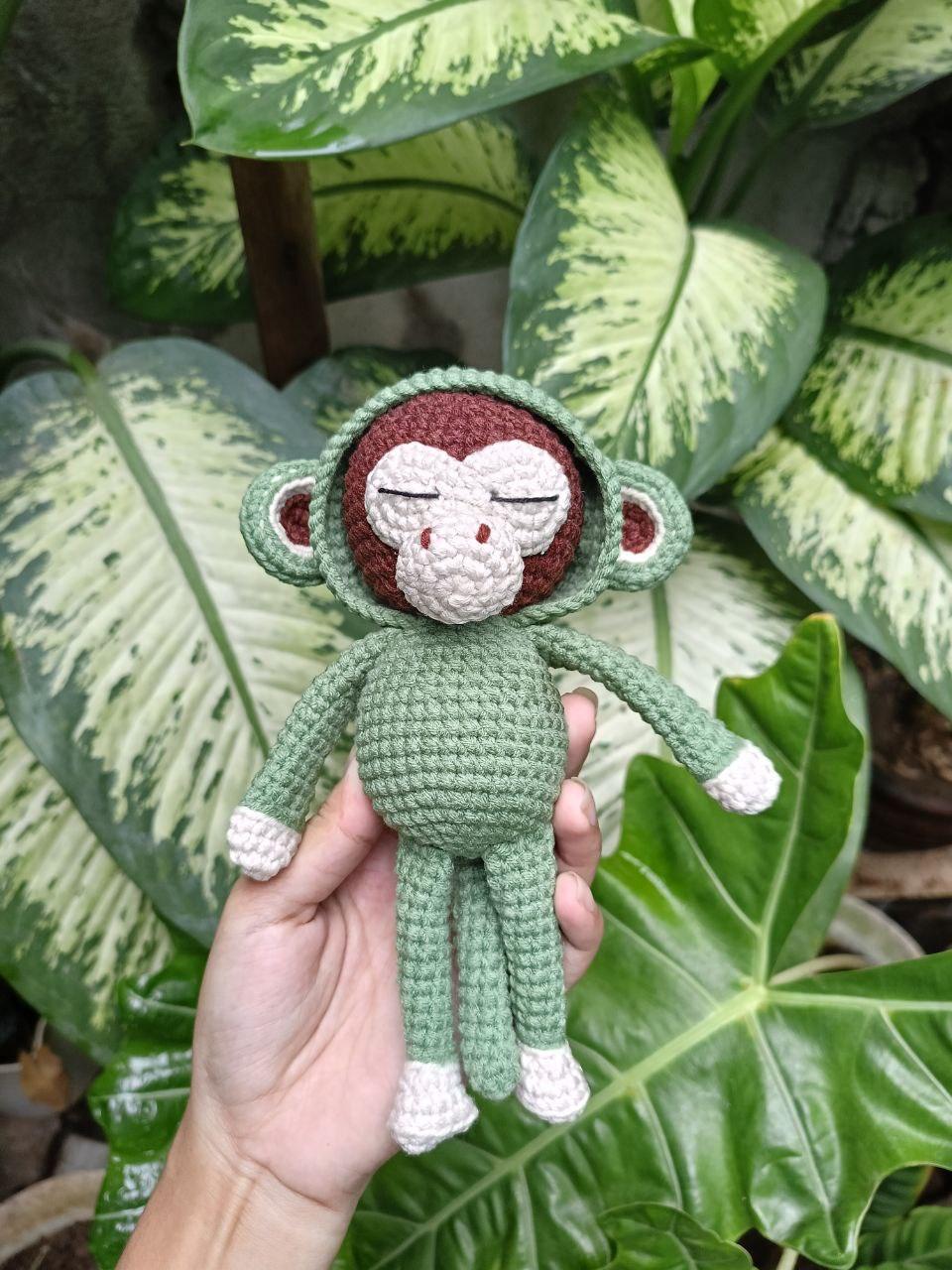 Sleepy Monkey Pattern