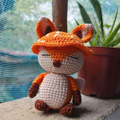 Mushroom Core Fox Pattern