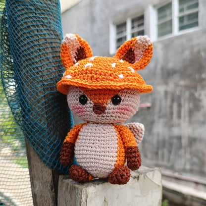 Mushroom Core Fox Pattern