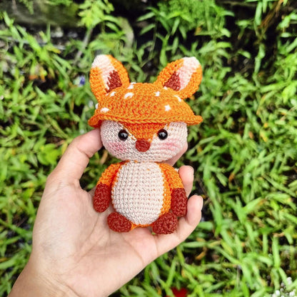 Mushroom Core Fox Pattern