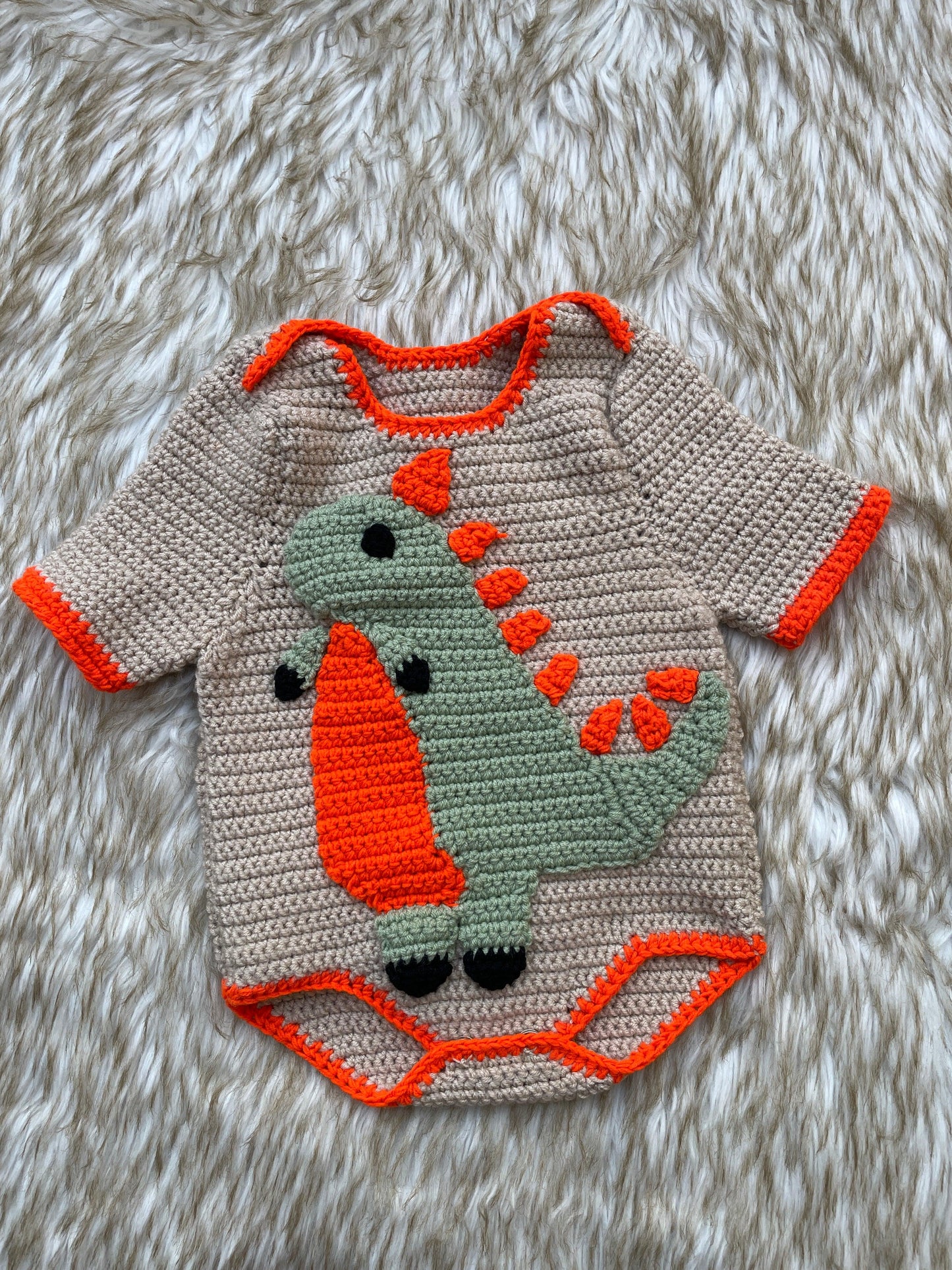 Dino Baby Romper - KnotNookCo