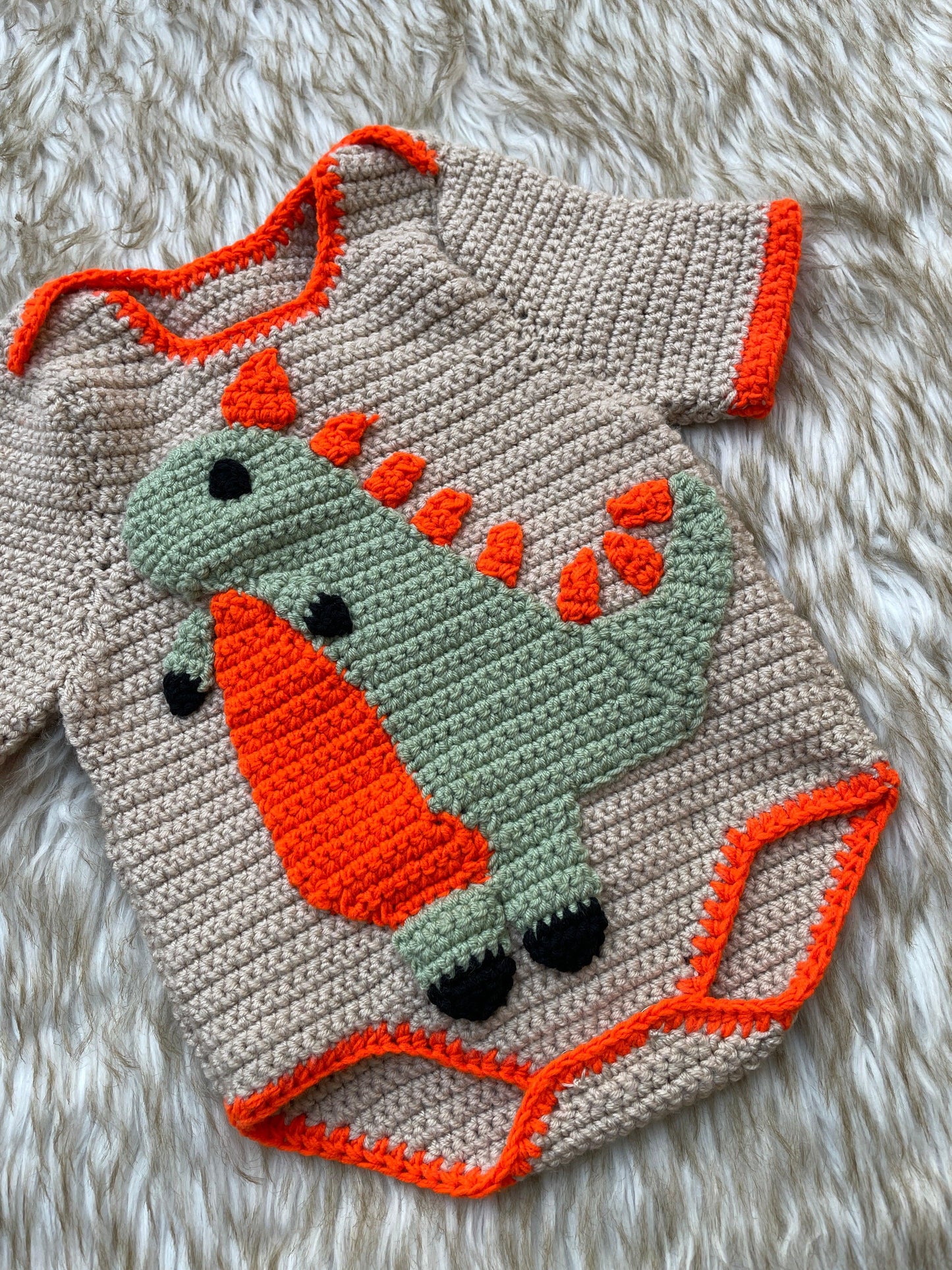 Dino Baby Romper - KnotNookCo