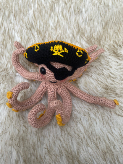 Patchie The Pirate Octopus Pattern