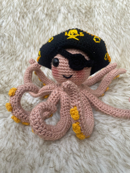 Patchie The Pirate Octopus Pattern