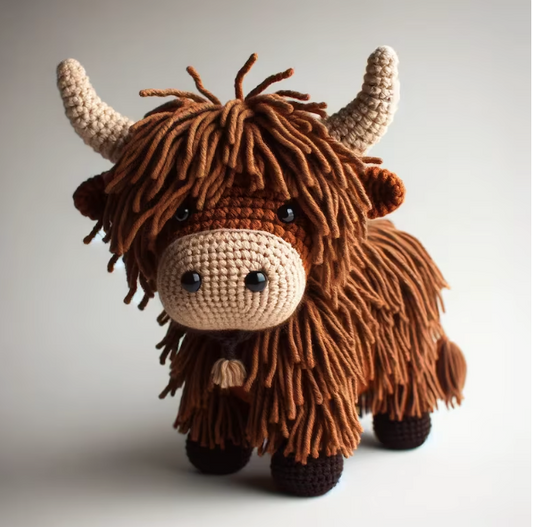 Harry Highland Cow Pattern