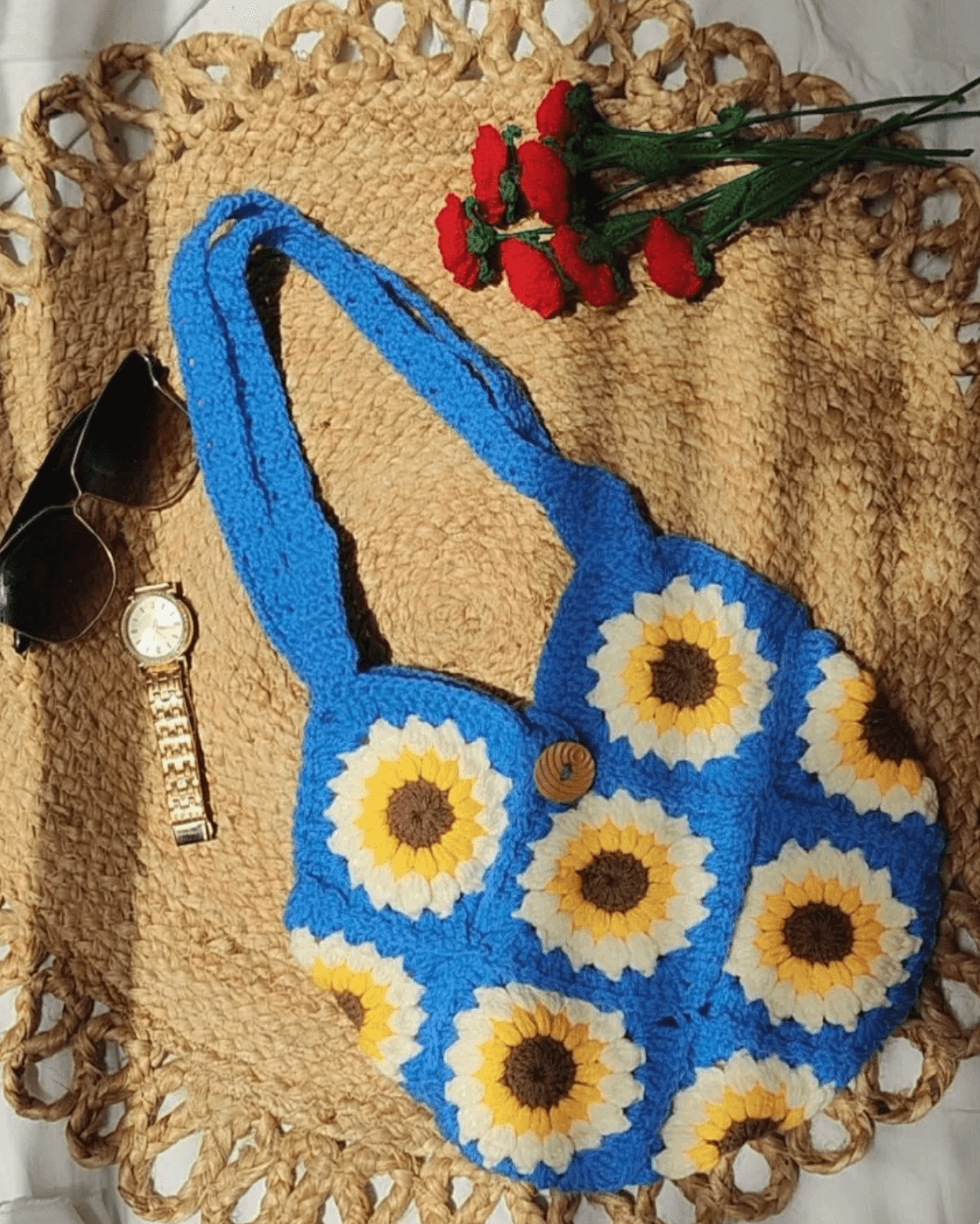 Sunflower Tote Bag Pattern