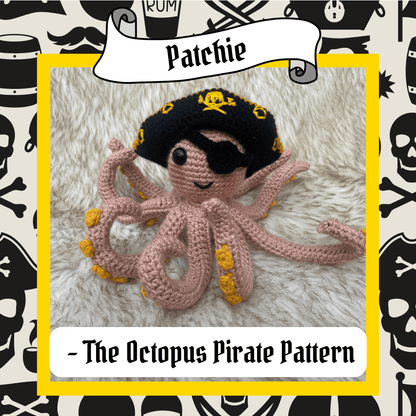 Patchie The Pirate Octopus Pattern