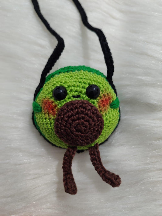 Avocado Car Hanger, Baby Doll, Bee Pillow Crochet Pattern Set