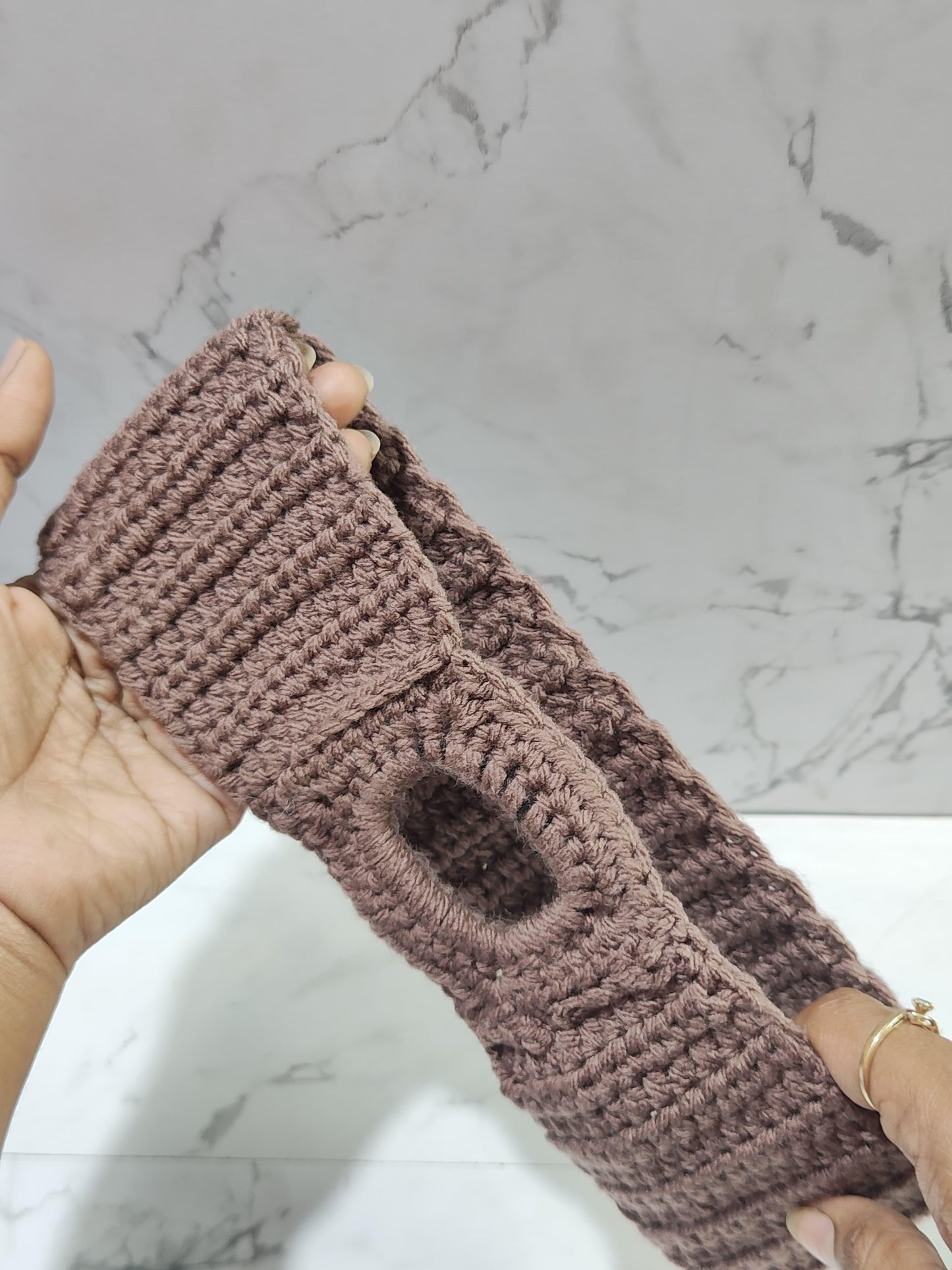 Pony Tail Head Band Crochet Pattern