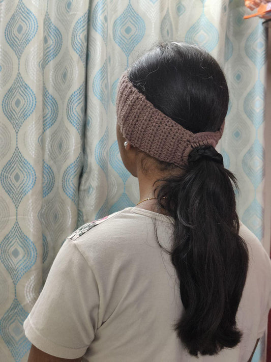 Pony Tail Head Band Crochet Pattern