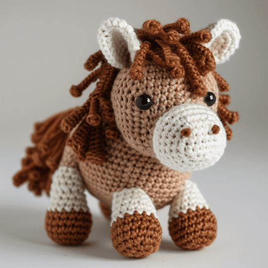 Crochet Horse Pattern - KnotNookCo