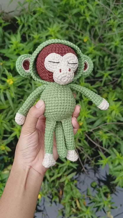 Sleepy Monkey Pattern