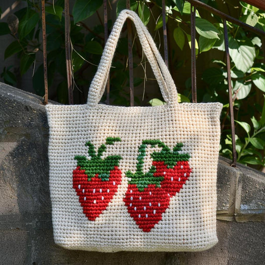 Strawberry Tote Bag Pattern