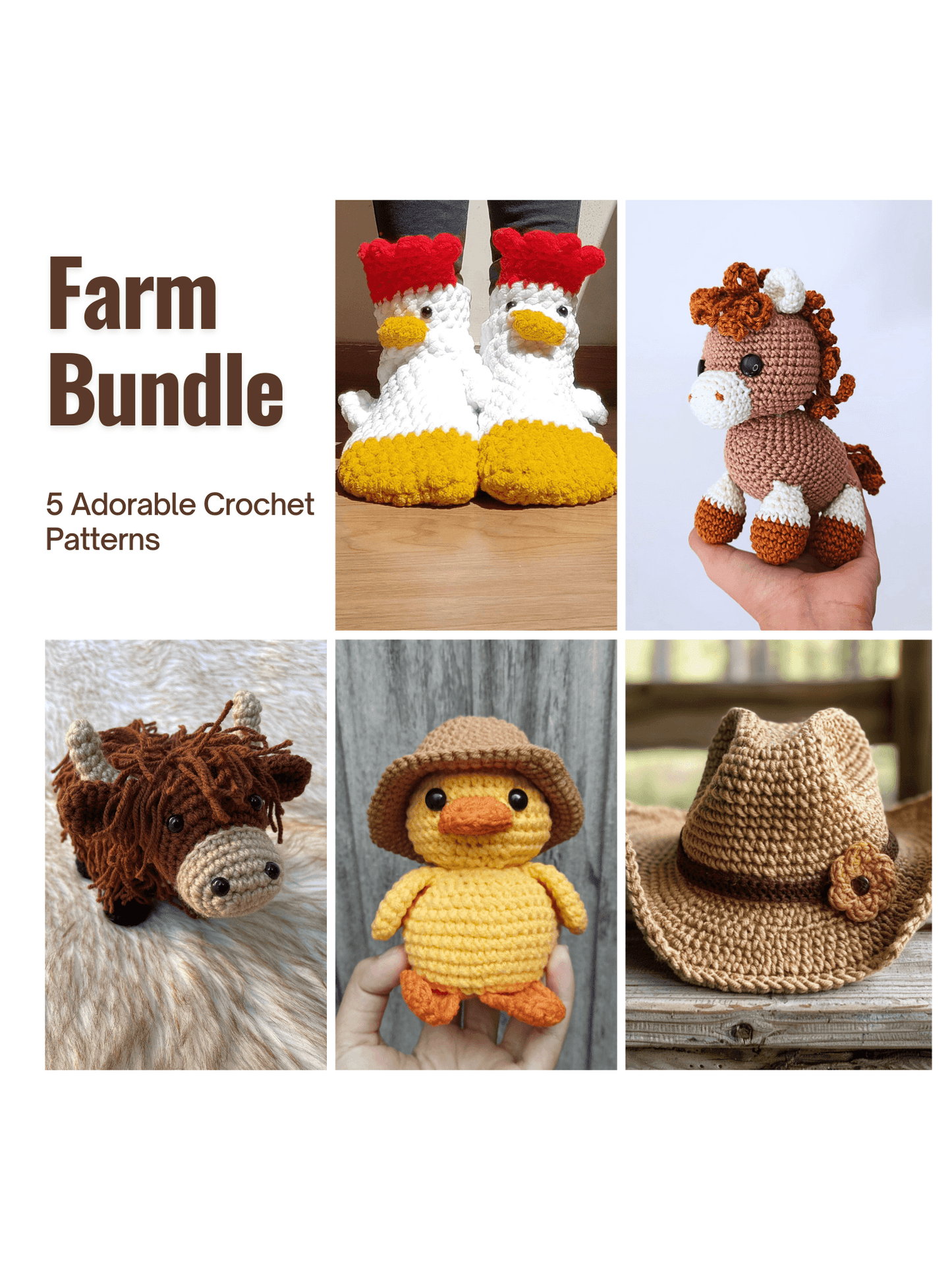 The Farm Crochet Pattern Bundle